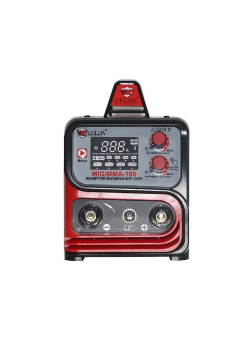 ZELDA MIG/MMA-160D 2in1 NOGAS FLUX / MMA porbeles hegesztőgép  