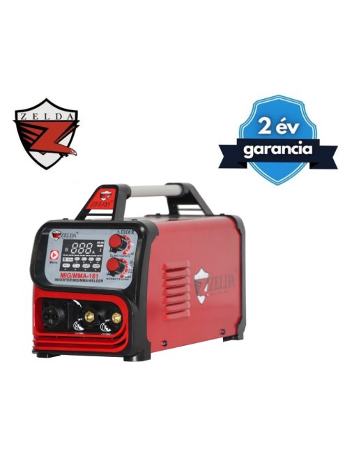 ZELDA MIG/MMA-161D 4in1 GAS/NOGAS hegesztőgép + Ajándék porbeles huzal