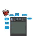 ZELDA automata fejpajzs, "Panorama", 4 szenz., látómező: 100x83mm. DIN 5-13