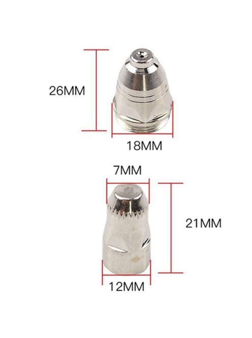 ZELDA P80 plazmavágó fúvóka 1,1mm