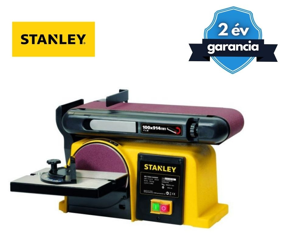 STANLEY SXBS914E kombinált szalagcsiszológép